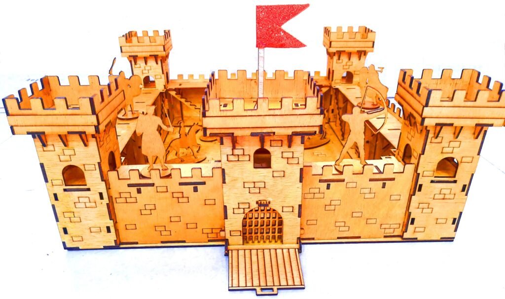 Diwali Killa (Wooden) for kids with Sainik (Solders)