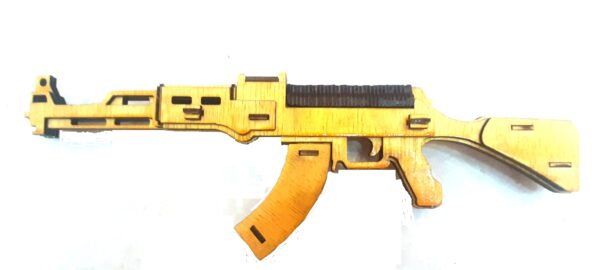 Toy Gun Wooden (AK 47) - Image 6
